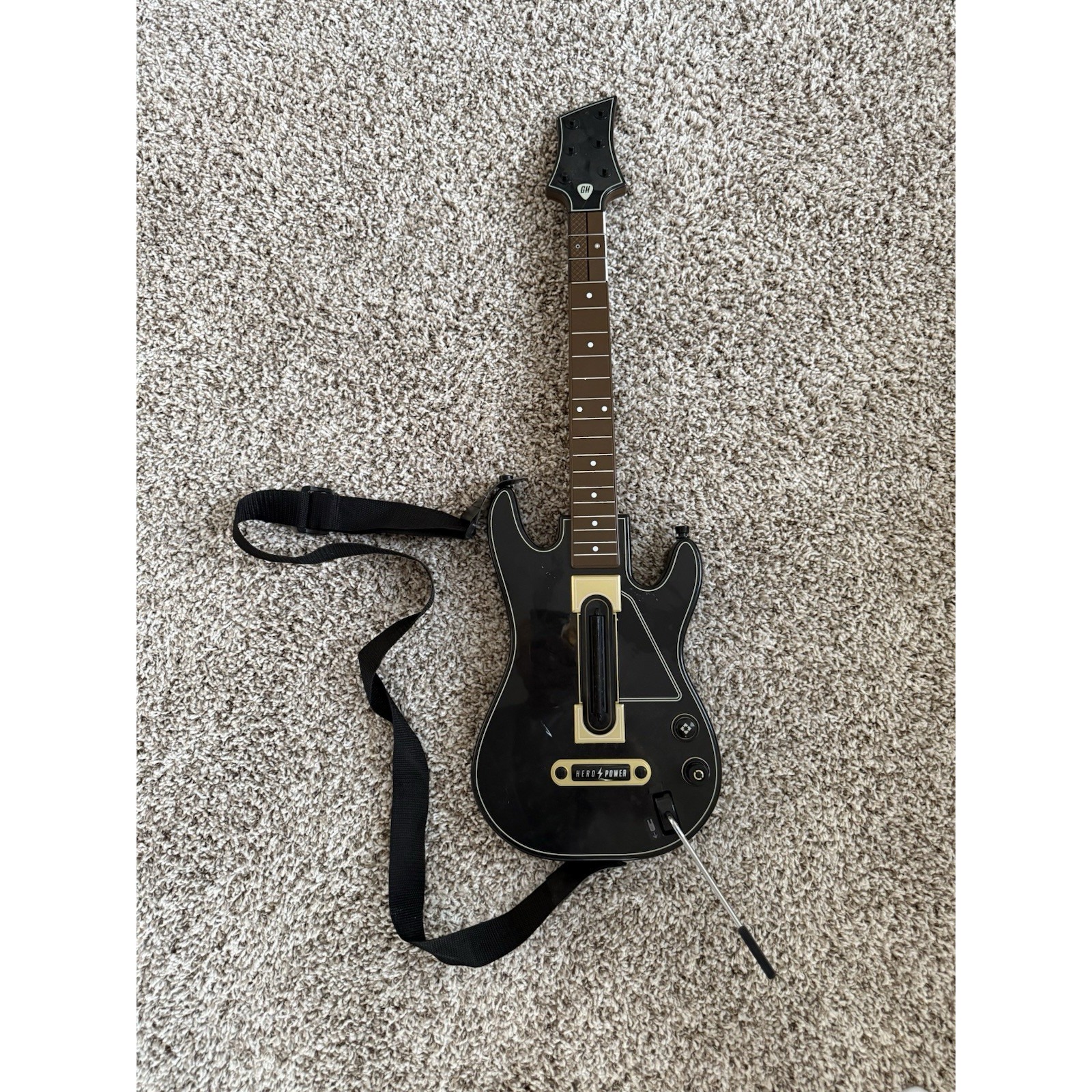 Guitar Hero Live Wireless Guitar w/ Strap Xbox One PS3 PS4 Tested & Works