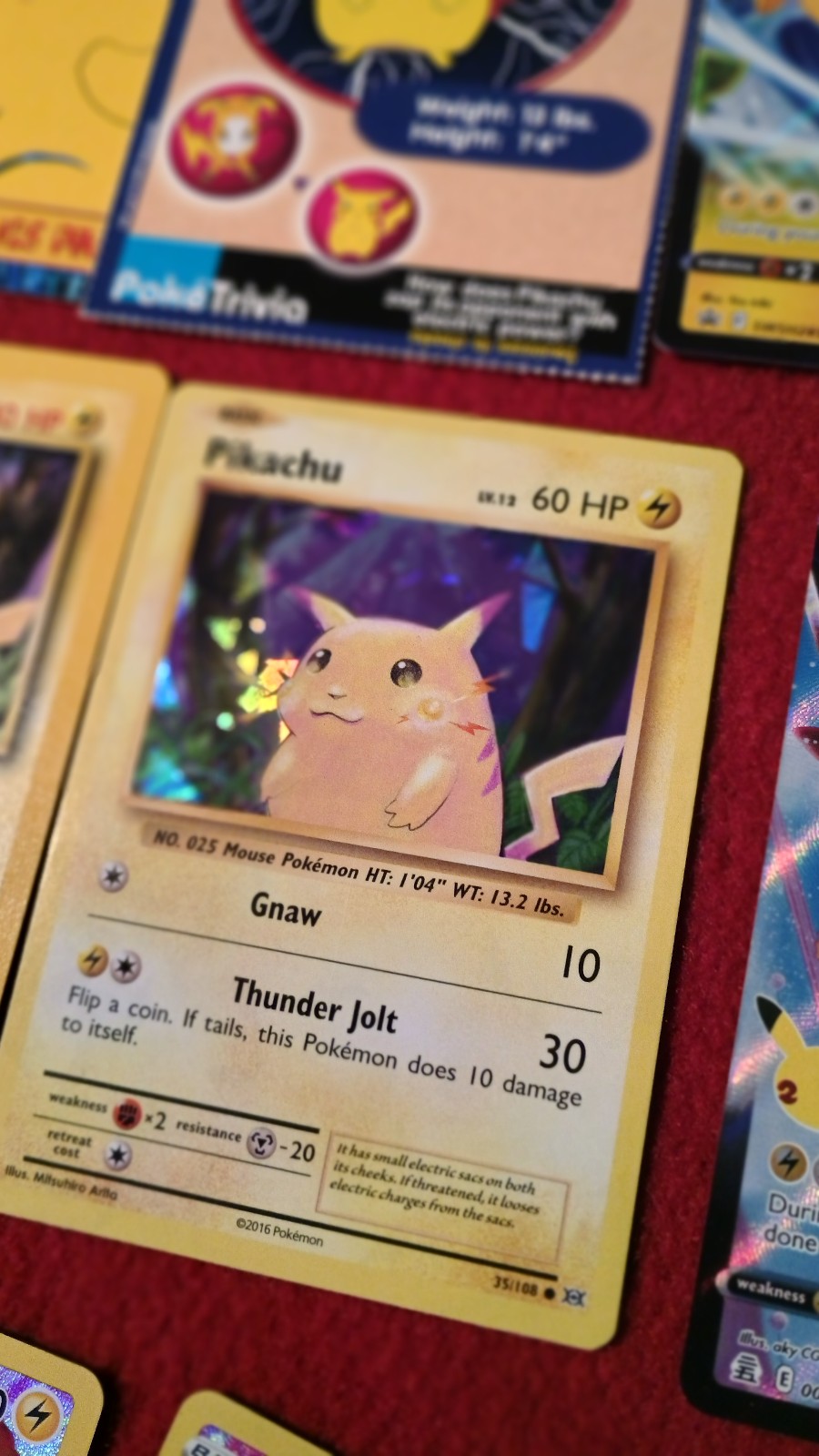 Pikachu Pokemon Cards