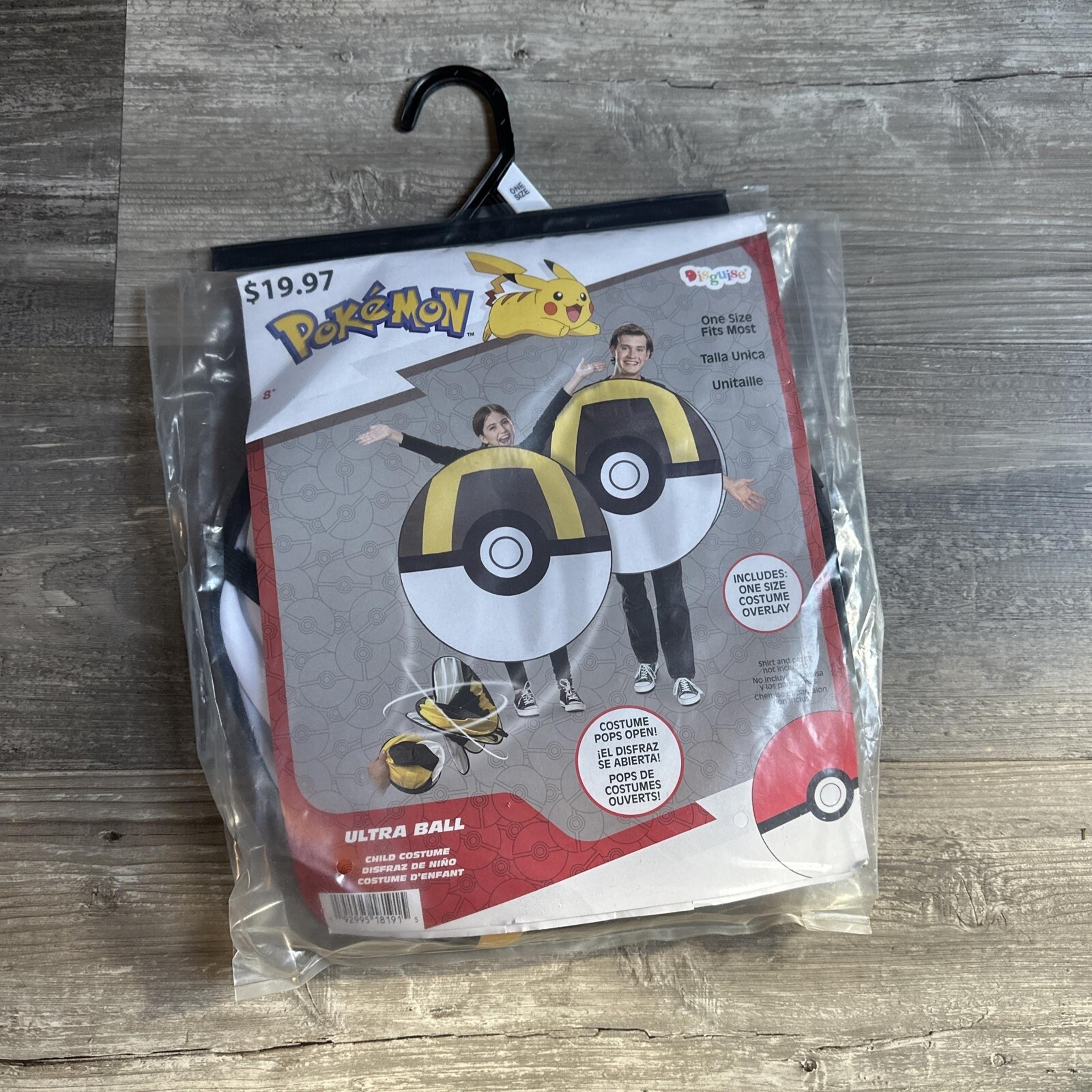Pokémon Yellow Ultra Ball Child Costume By Disguise One Size Fits Most  (NEW)