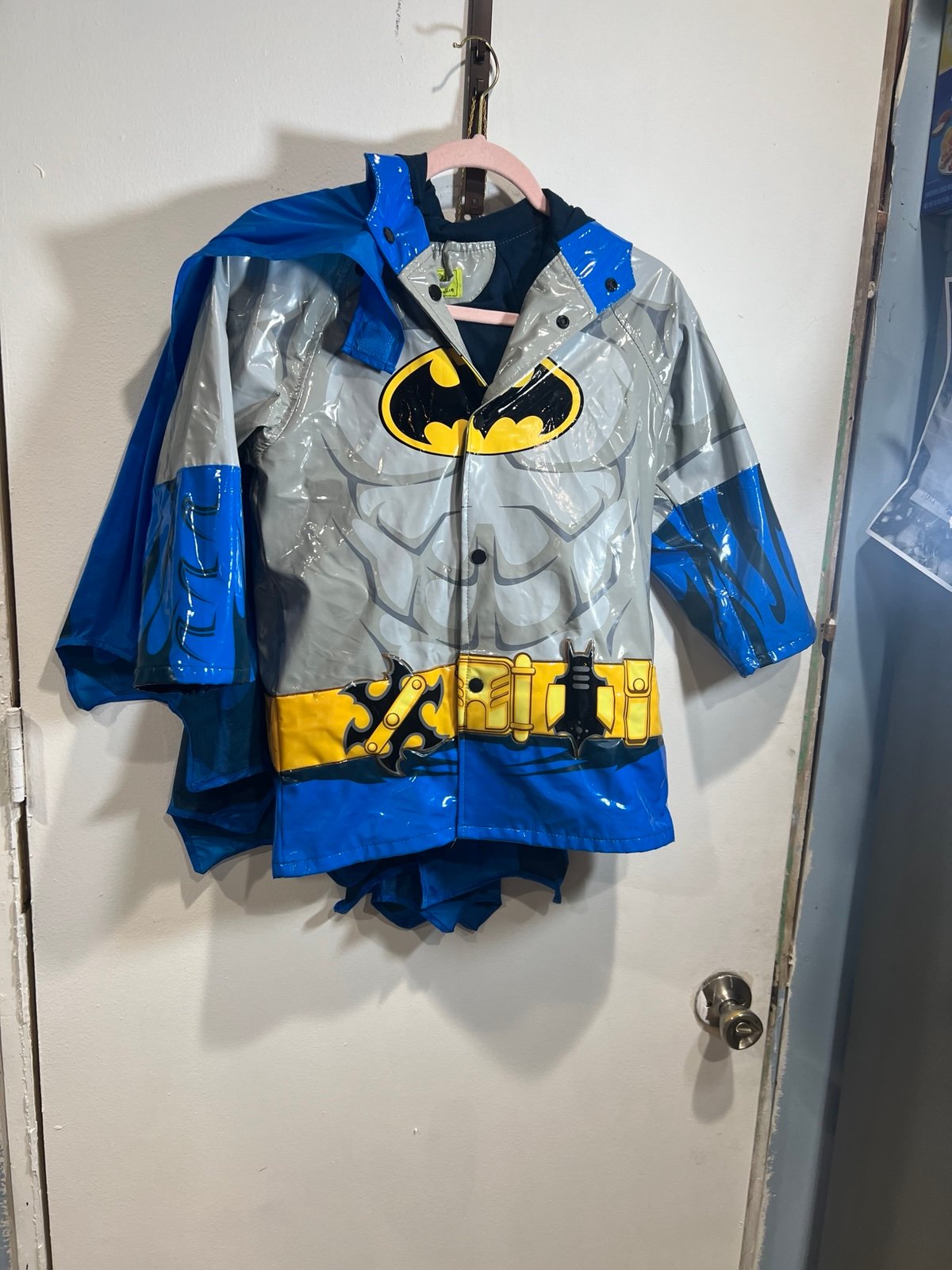 Western Chief Boys Batman Raincoat With Cape Size 5/6
