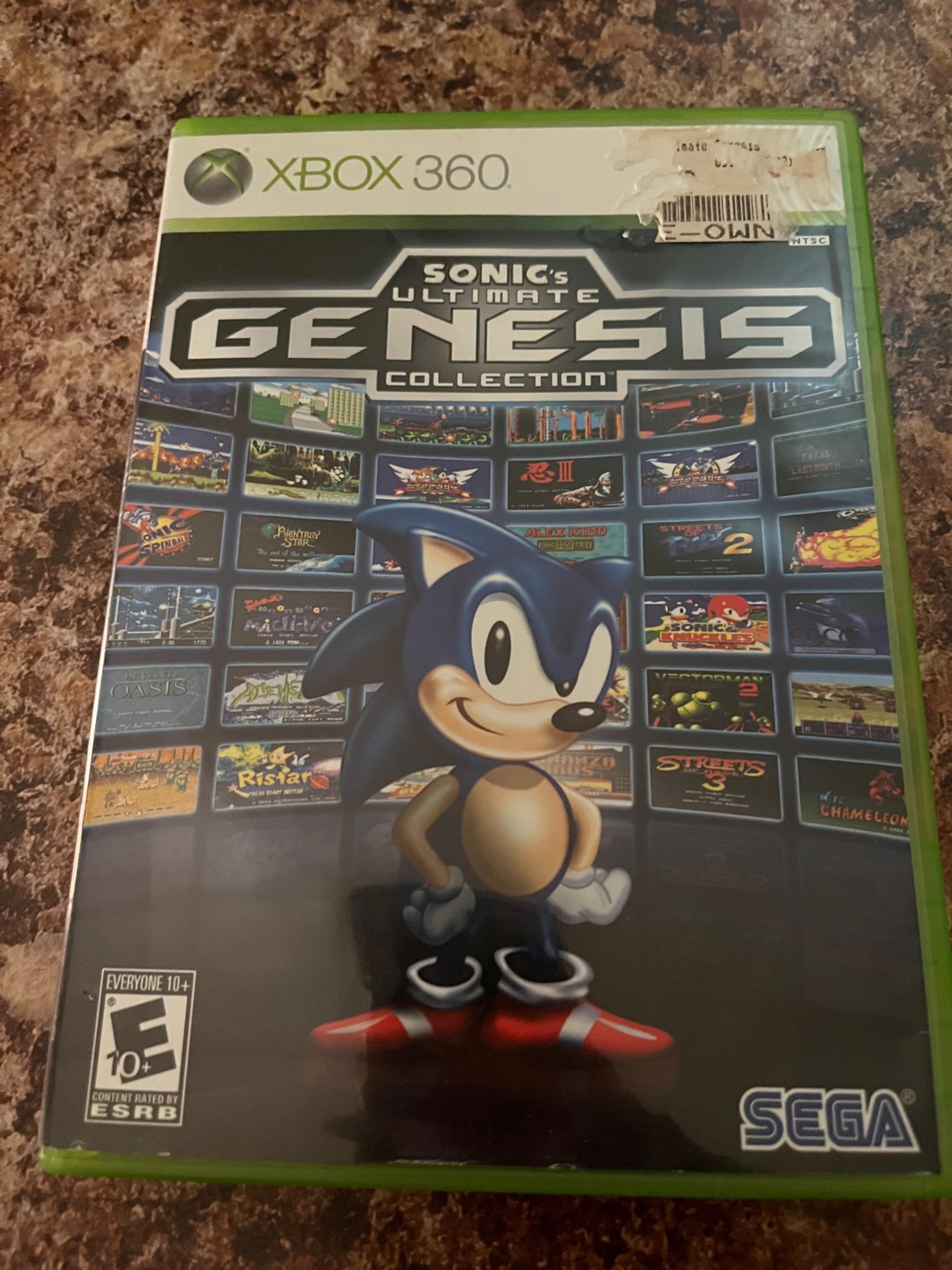 Sonic's Ultimate Genesis Collection for Xbox 360