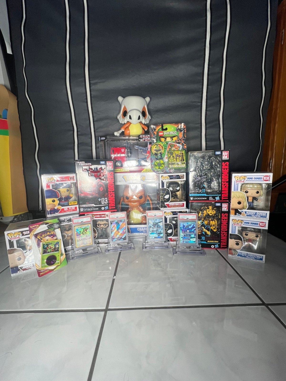 Pokémon, Transformers, Funko Pop