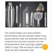 Bartender Kit Cocktail Shaker Set Bar Tools Set 42 Piece Stainless