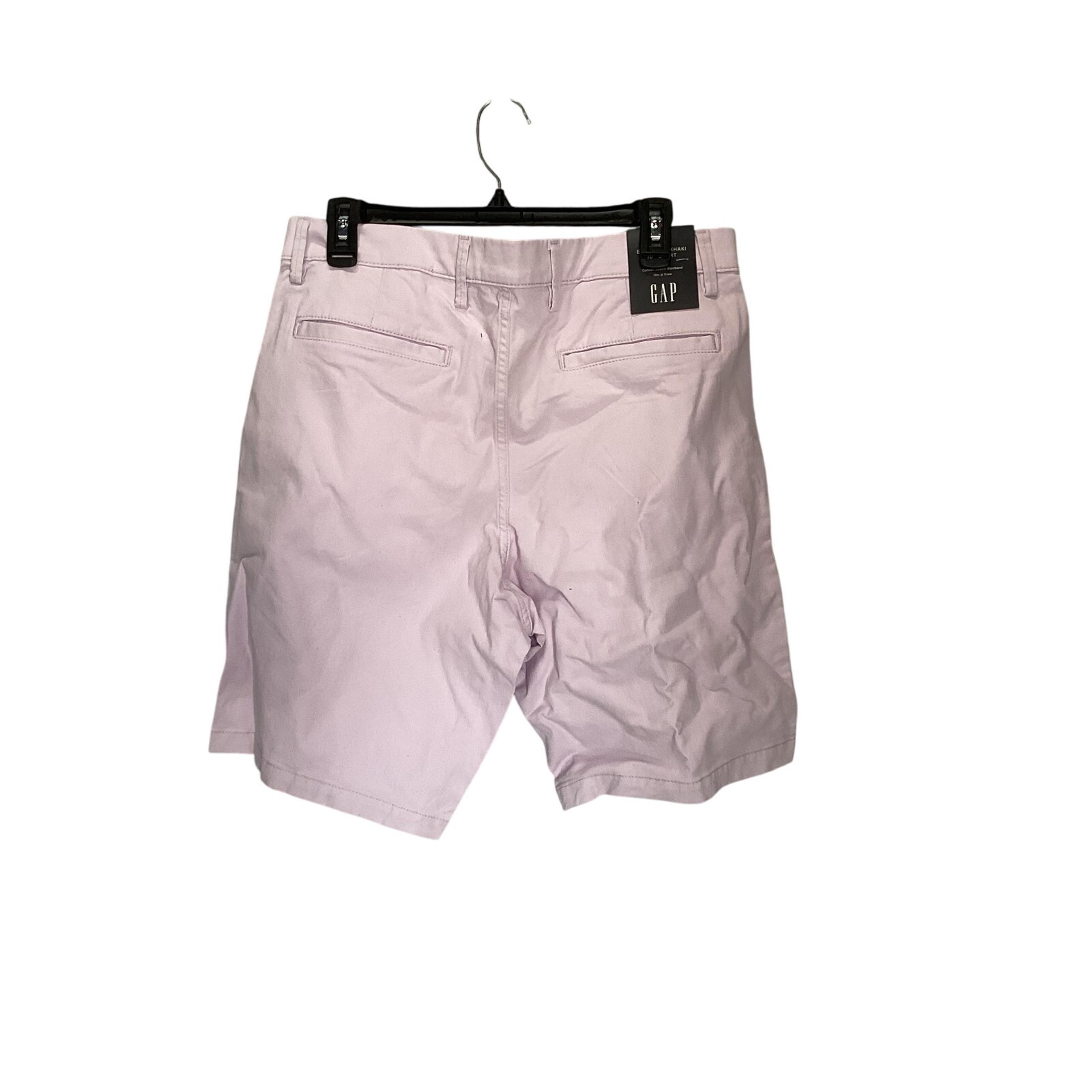 GAP Regular 32 Size Shorts for Men Gapflex Essential Khaki 10" Purple