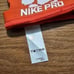 Nike Clemson Tigers PE Pro Hyperstrong Football Sleeve Elbow Protector Orange XL