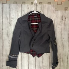 Bebe Costume Play Military Corset Jacket- Rare (Cosplay)small preppy minimalist