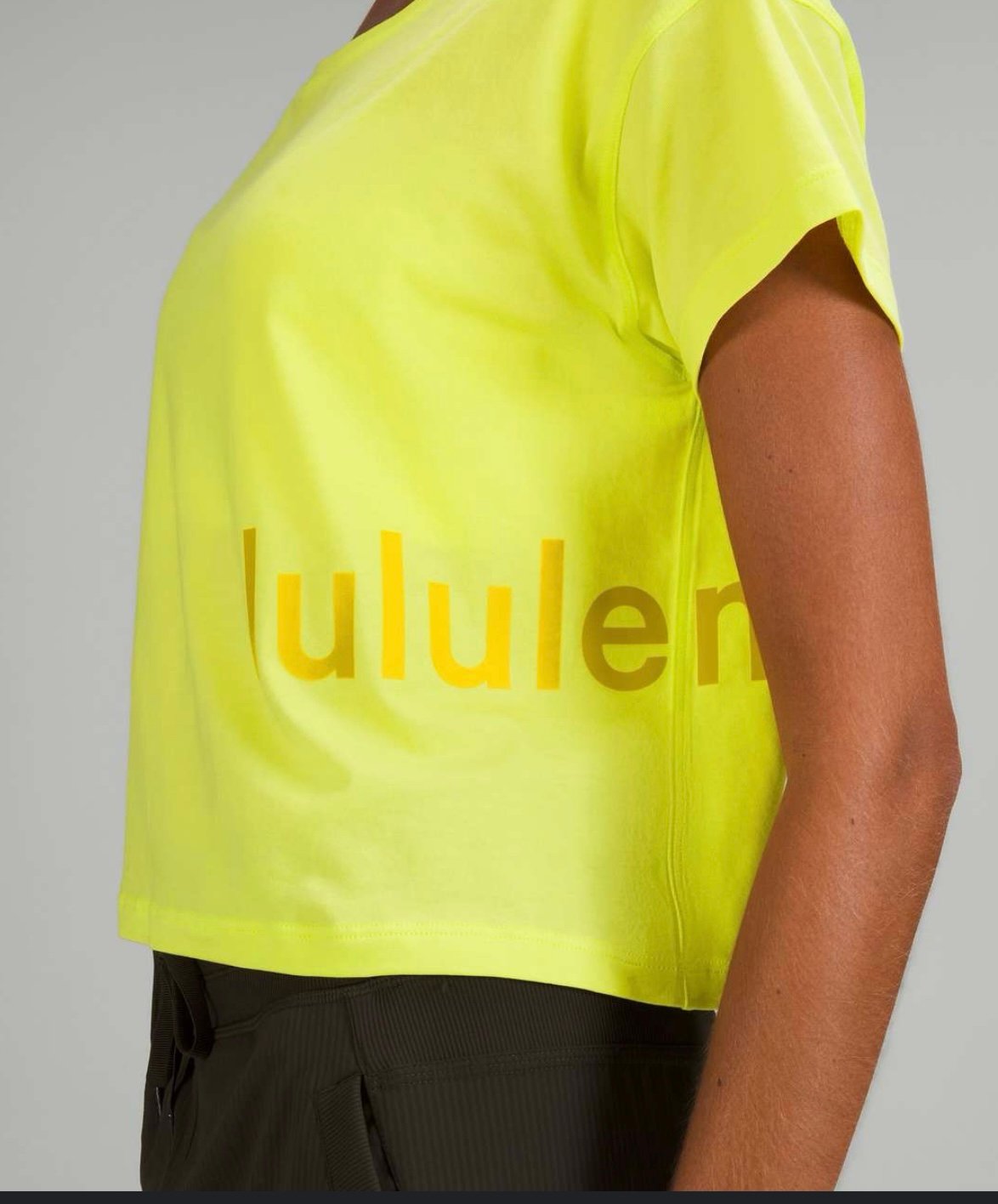 Lululemon Cates T-Shirt Neon Yellow