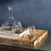Damian Coastal Beach Brown Wood Tray