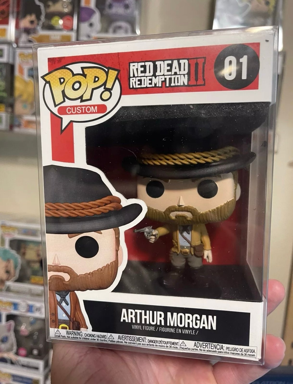 Arthur Morgan red dead redemption custom funko pop
