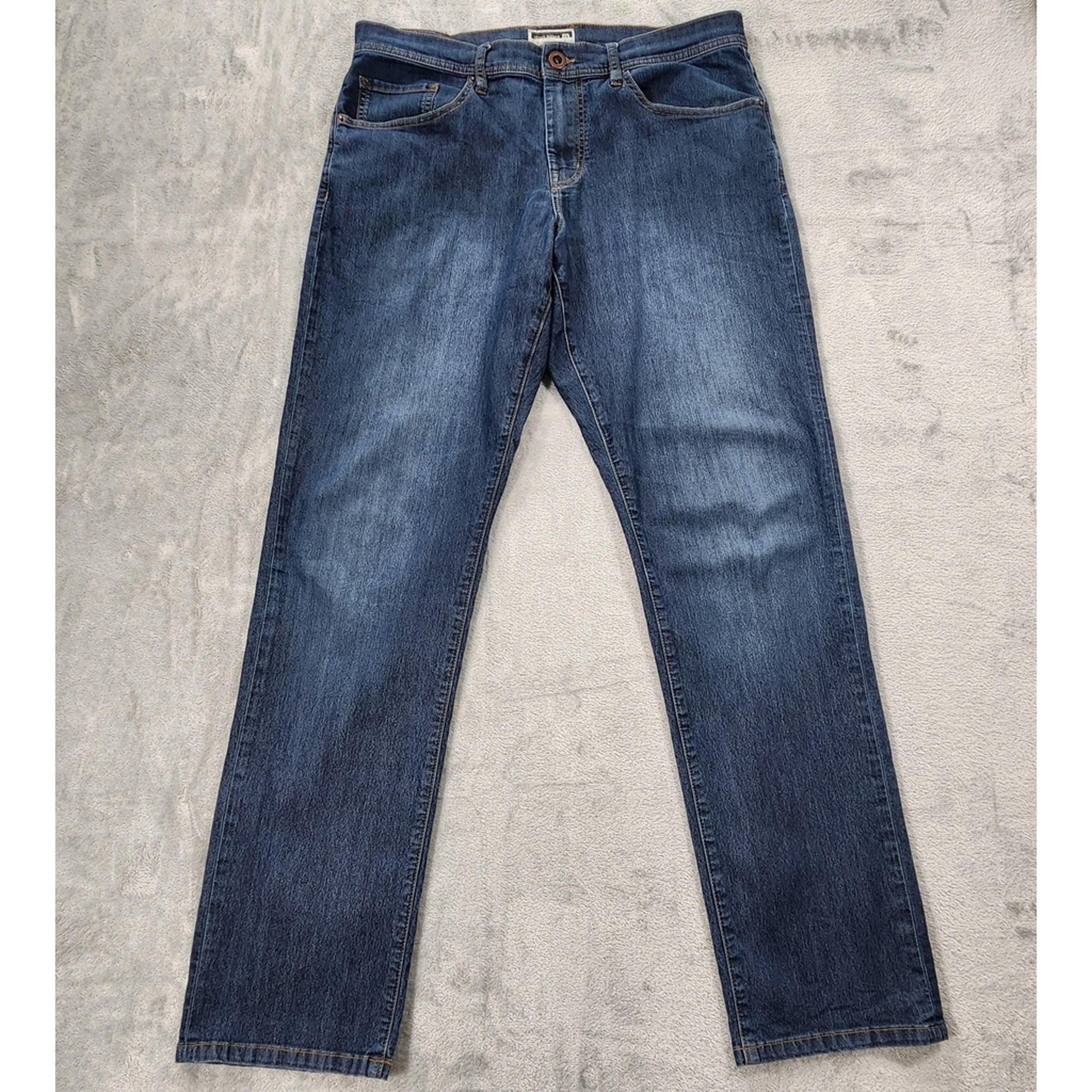 Travis Mathew Jeans Mens 34x32 Stretch Denim Straight Leg Classic Modern Fit Pan