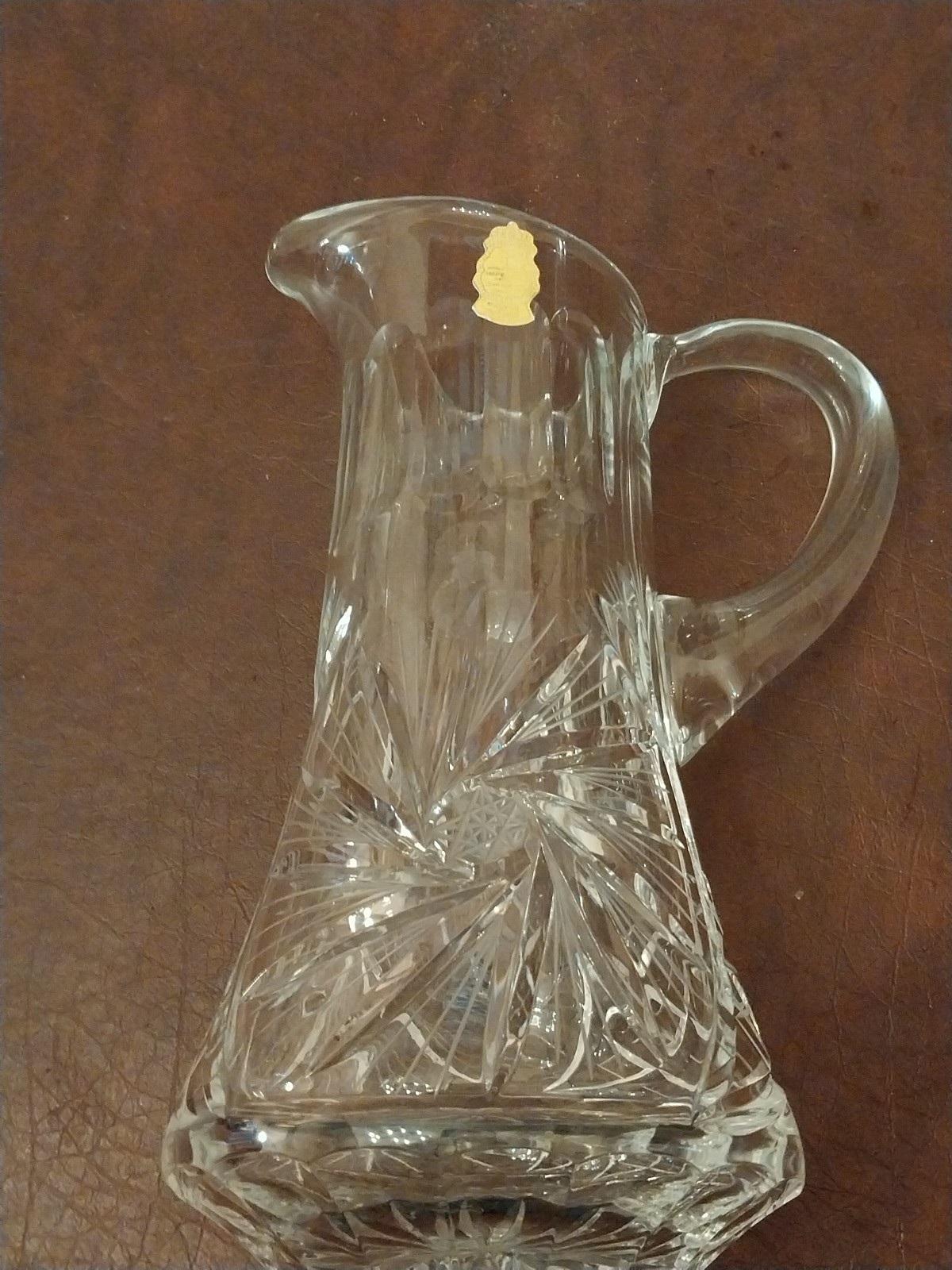 Vintage lead crystal vase