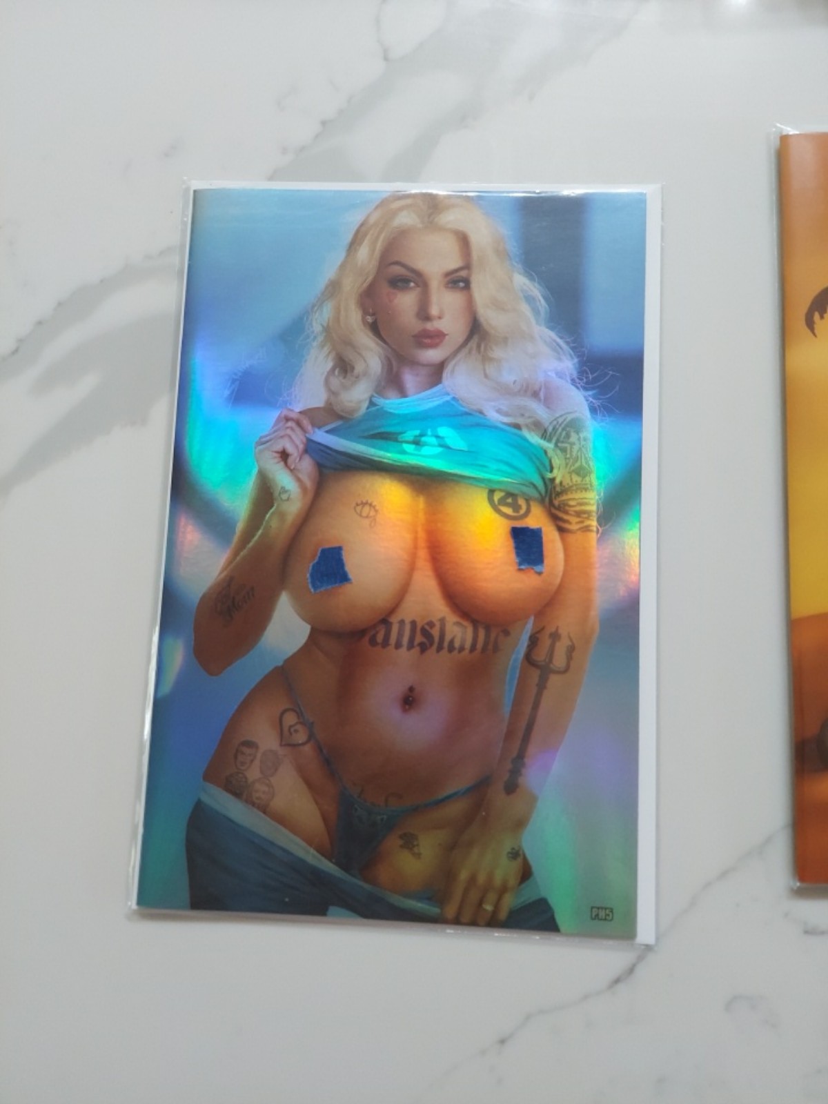Shikarii Susan Storm Topless Foil Cover Invisible Woman