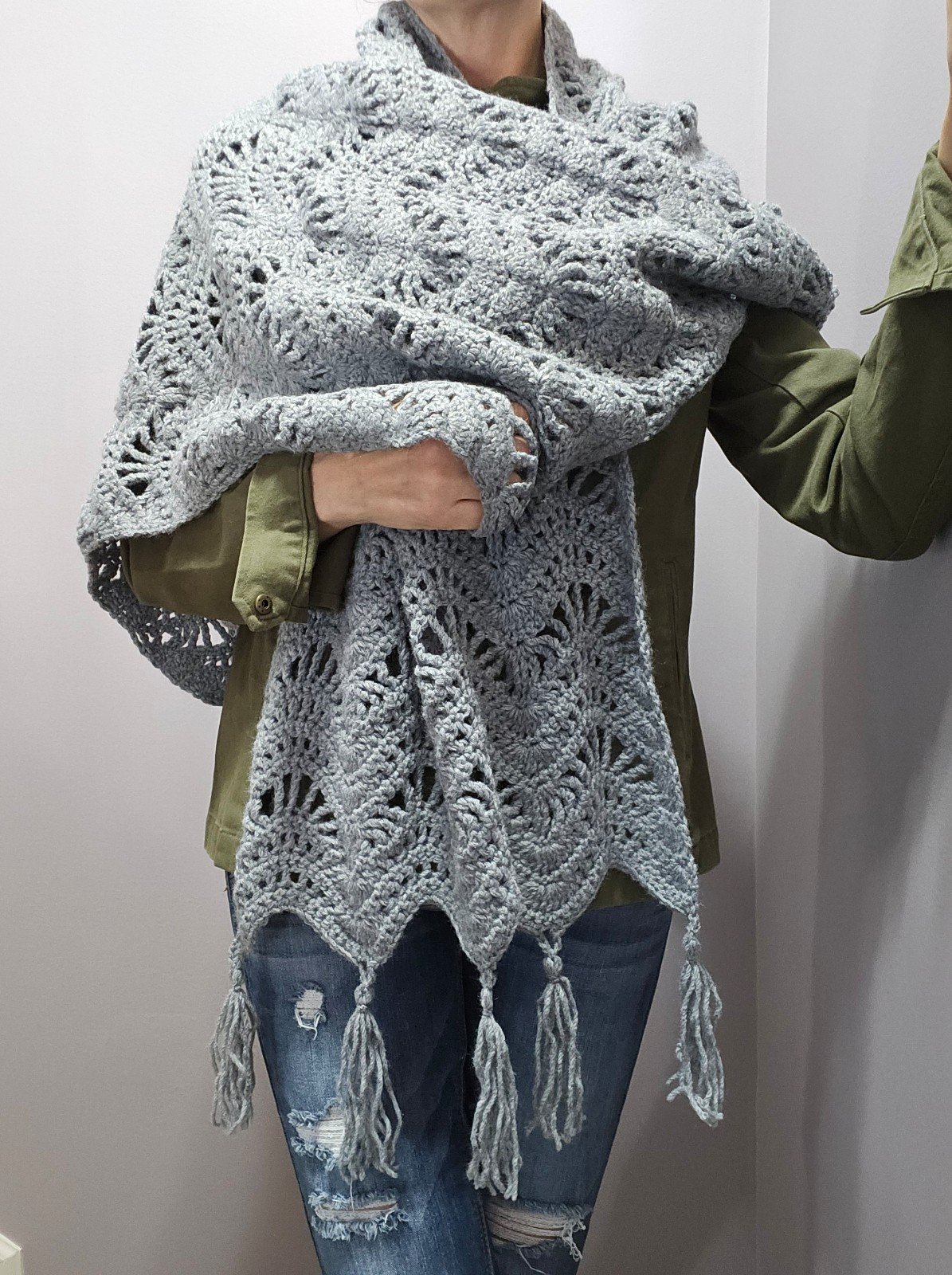 Grey Scarf