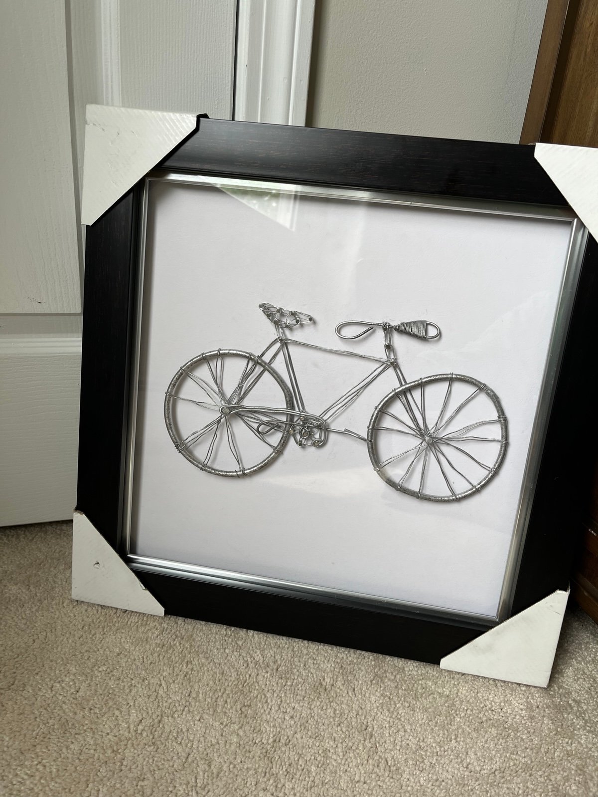 Metal Bike Framed Wall Art