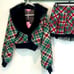 Sugar Thrillz Holiday Party Cardigan Sweater faux fur trim new size xs women’s