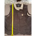 Carhartt men’s Sherpa lined brown work vest western loose fit 2 XL heavy