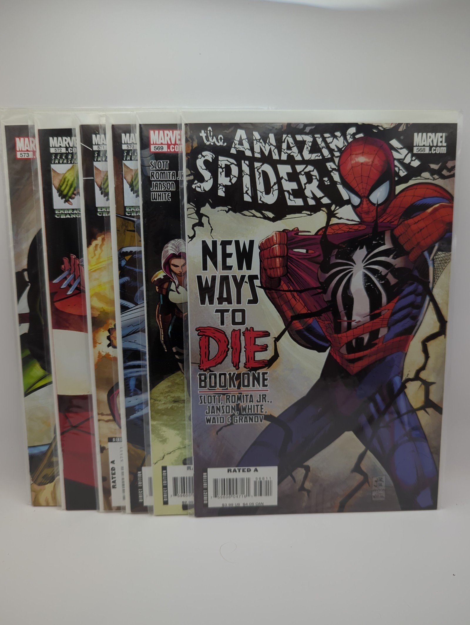 Amazing Spider-Man New Ways to Die Lot - Anti-Venom 568 + 569