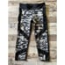 Soul Cycle Cropped Cycling Spin Workout Black Space Dye Leggings | Size M