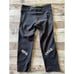 Soul Cycle Cropped Cycling Spin Workout Black Space Dye Leggings | Size M