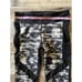 Soul Cycle Cropped Cycling Spin Workout Black Space Dye Leggings | Size M