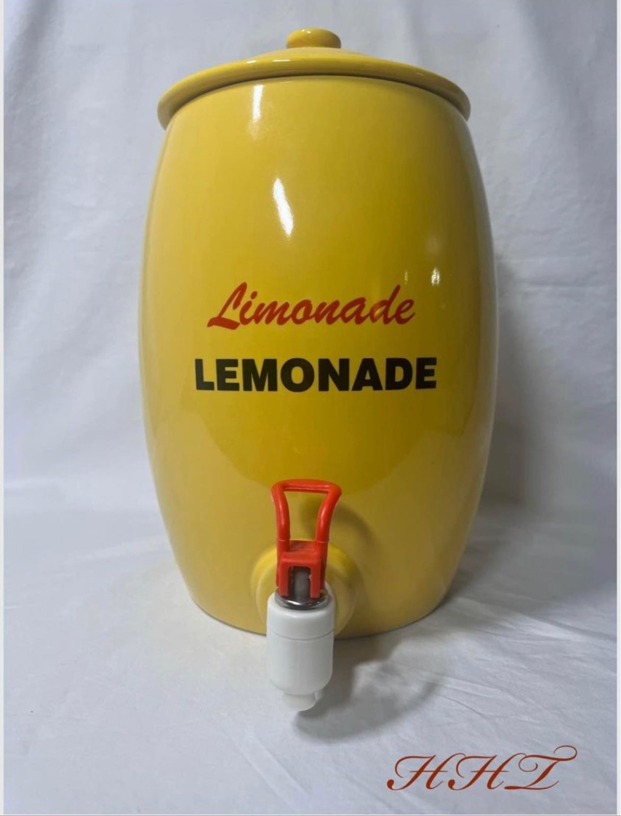 Awesome Vintage LEMONADE LIMONADE DISPENSER JUG CROCK