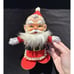Rare Commodore Rubber Face Felt Santa Doll Made In Japan MCM Kitchy -C20