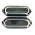 Fiestaware Corn Cob Holder Relish Tray Dish Black Retired Fiesta HLC Set Of 4