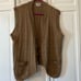 Vintage Neiman Marcus 100% wool sweater vest. Gorgeous gold buttons. Size L