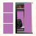 School Locker Magnetic Wallpaper - Pack of 12 Sheets - Geometric (vg 014)