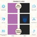 School Locker Magnetic Wallpaper - Pack of 12 Sheets - Geometric (vg 014)