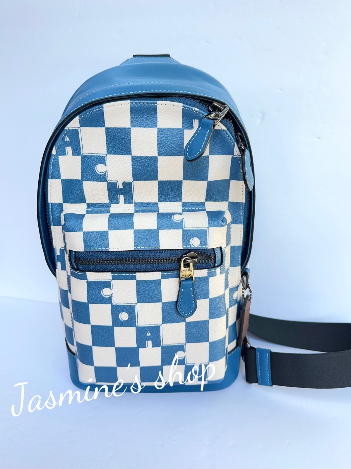 NWT coach West Pack With Checkerboard Print CR294