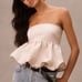 ੈ☆‧₊˚BY ANTHROPOLOGIE STRAPLESS BABYDOLL BUBBLE TOP