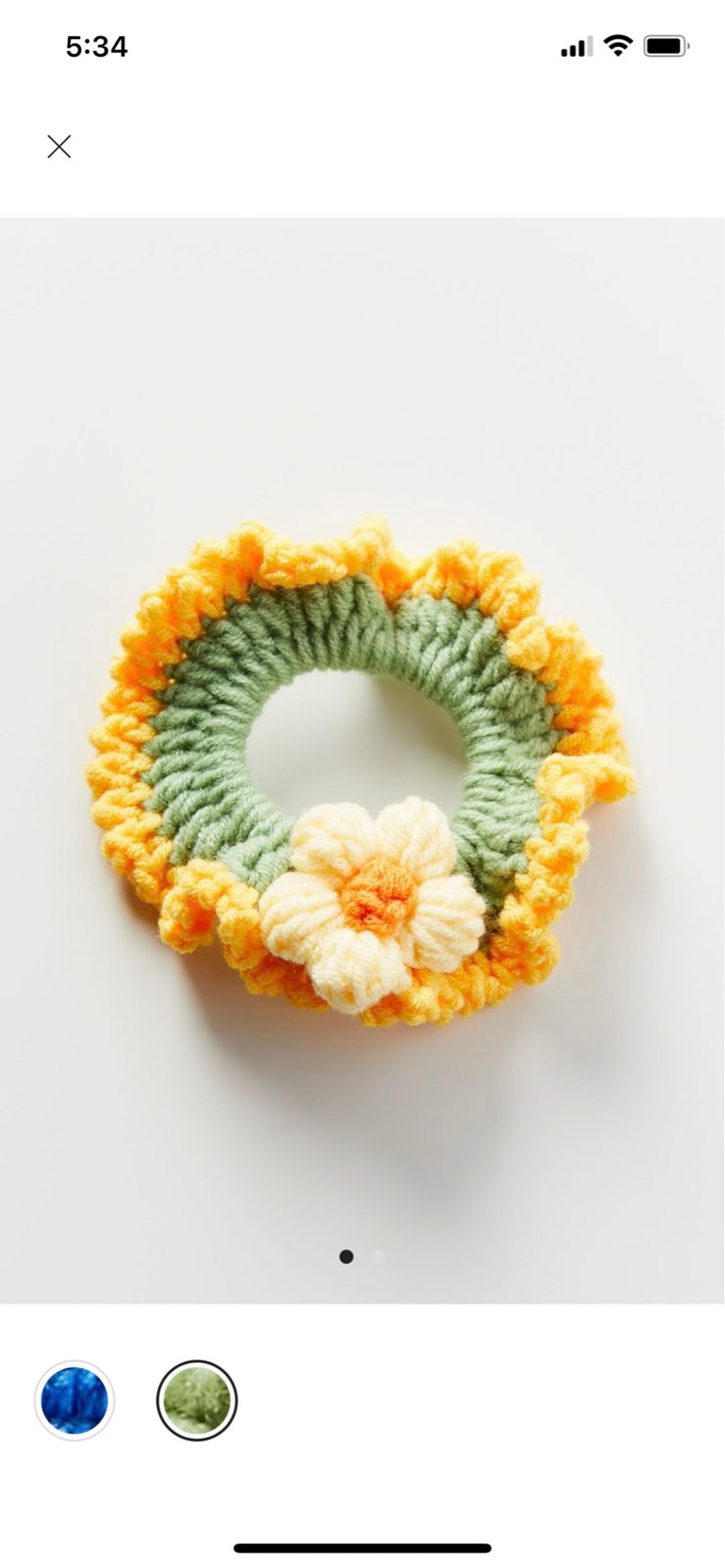 Sarah Crochet Scrunchie