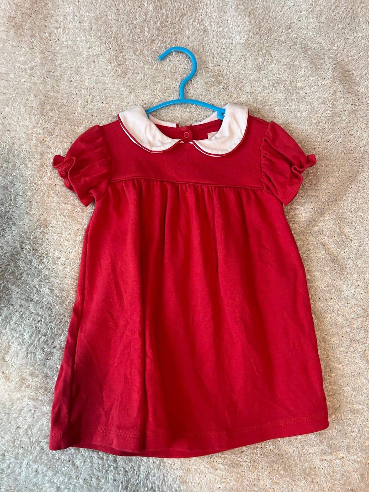 TBBC Holly Day Dress in Richmond Red - 2T