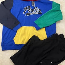 Polo Ralph Lauren Mens Color Block Hoodie & Sweat Pant Set Big Tall 4LT