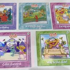 Sesame Street Elmo's Learning Adventure Lot Of 5 - 3 SEALED/2 Preowned -See Pics