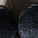 JIMMY CHOO Black Glitter Fabric Flats SHOES size 39