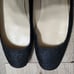 JIMMY CHOO Black Glitter Fabric Flats SHOES size 39