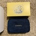 NEW Chanel navy and gold holiday pouch