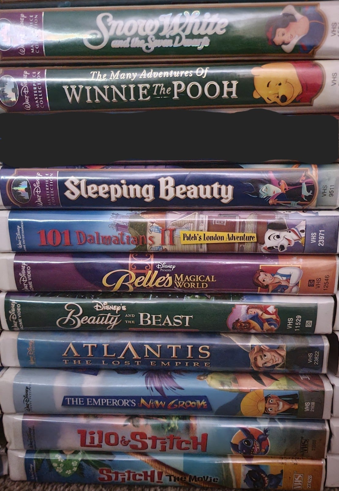 Disney Cartoon VHS Lot