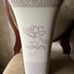 Wedgewood Beige/ Purple Bud Vase 12” Made In England Was Never Use.like new
