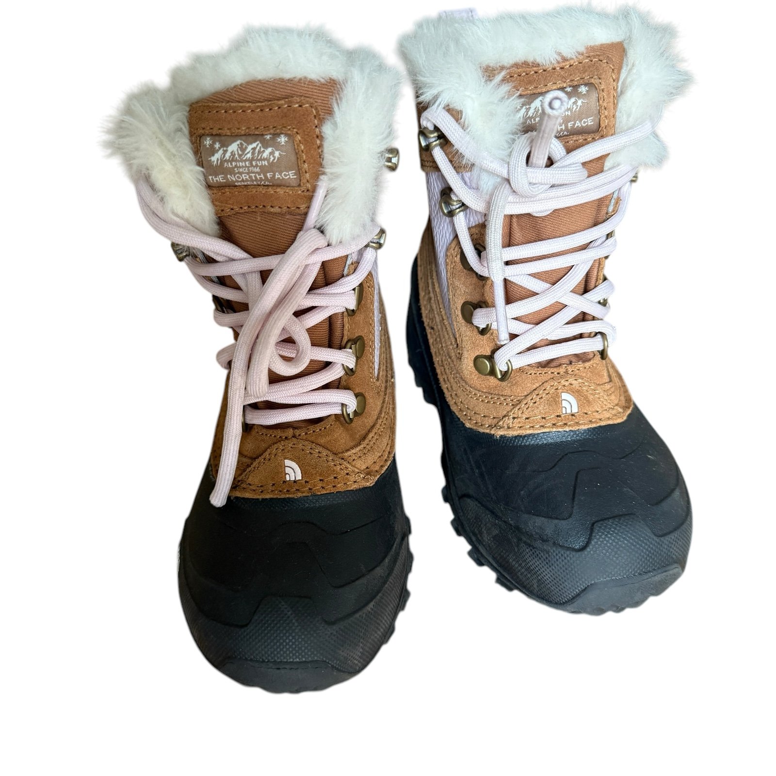 The North Face Boots Shellista Extreme Snow Brown Lace Up size 1