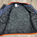 Chicago Bears Varsity Jacket Mens 3XL XXXL Yard Hash Graphic Snap Front