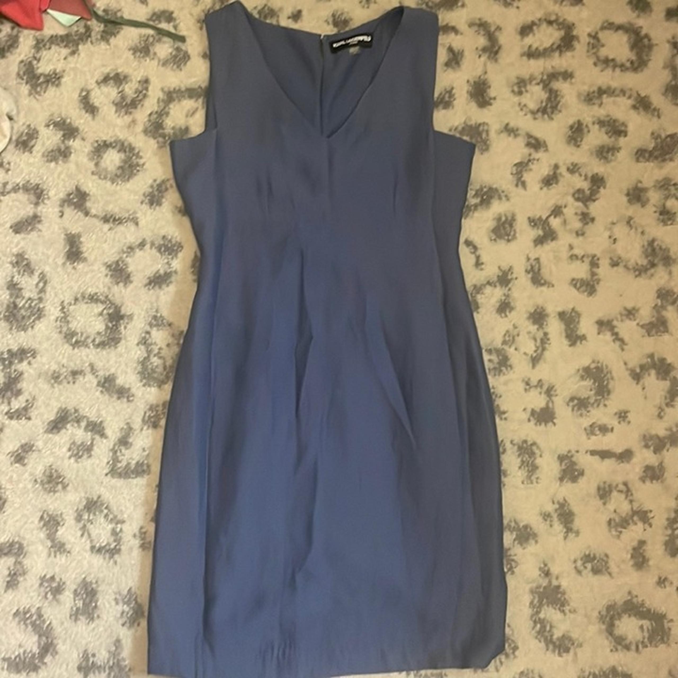 Karl Lagerfeld Paris blue sheath dress size 8
