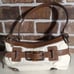 Vintage Chaps Positano White Hand Bag