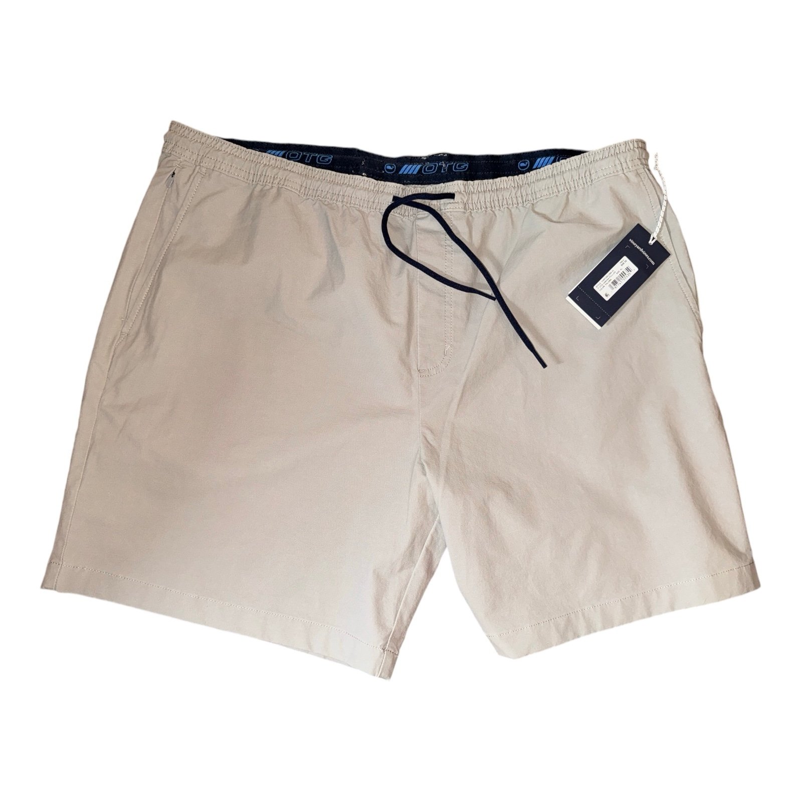 98 Vineyard Vines 7” OTG On The Go Canvas Pull On Men’s Shorts Sz XL