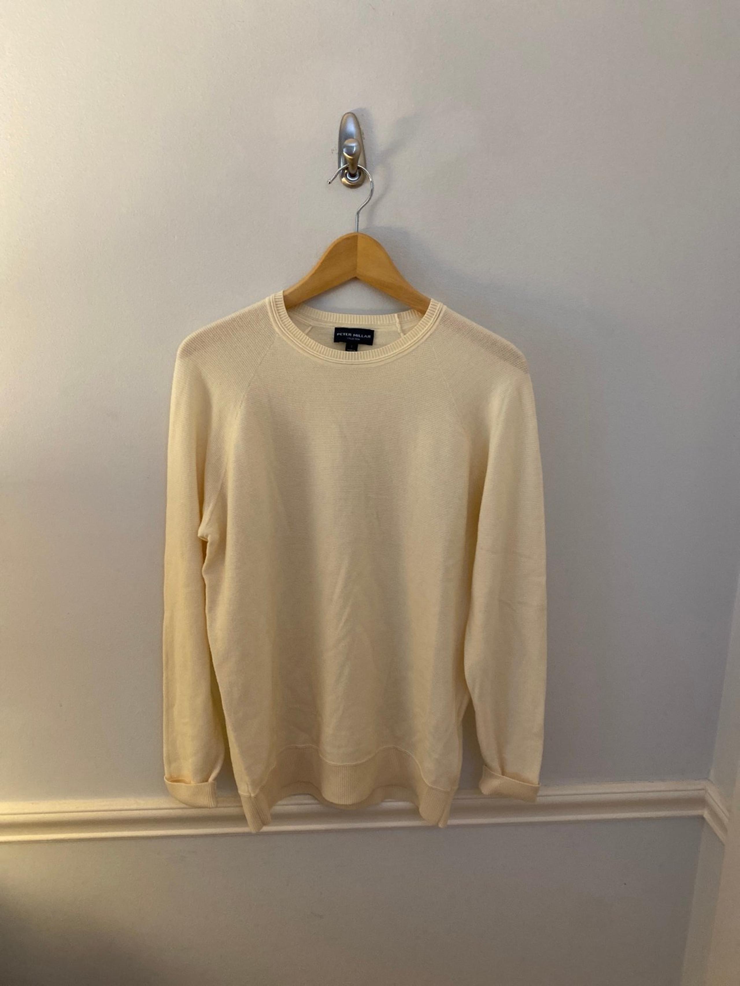 Peter Millar Men’s Sweater Excursionist Flex Crew -  Size L - NWOT