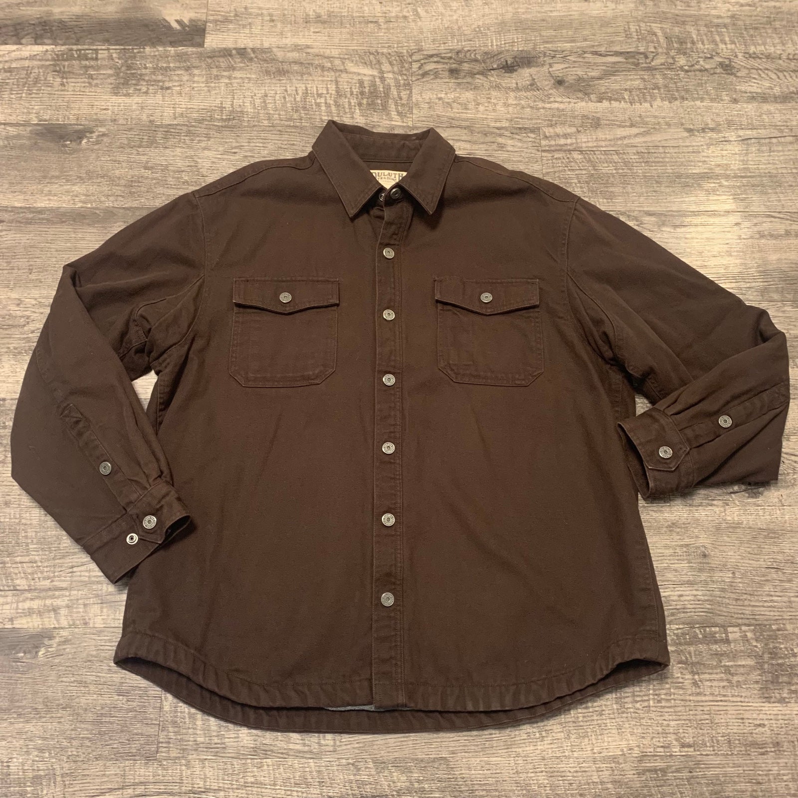 Duluth Trading Co Duck Canvas Lined Jacket Mens XL