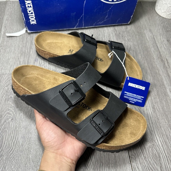 Birkenstock Arizona BS | Leather | Buckle | Arch Support | Black | M 9 | EU 42