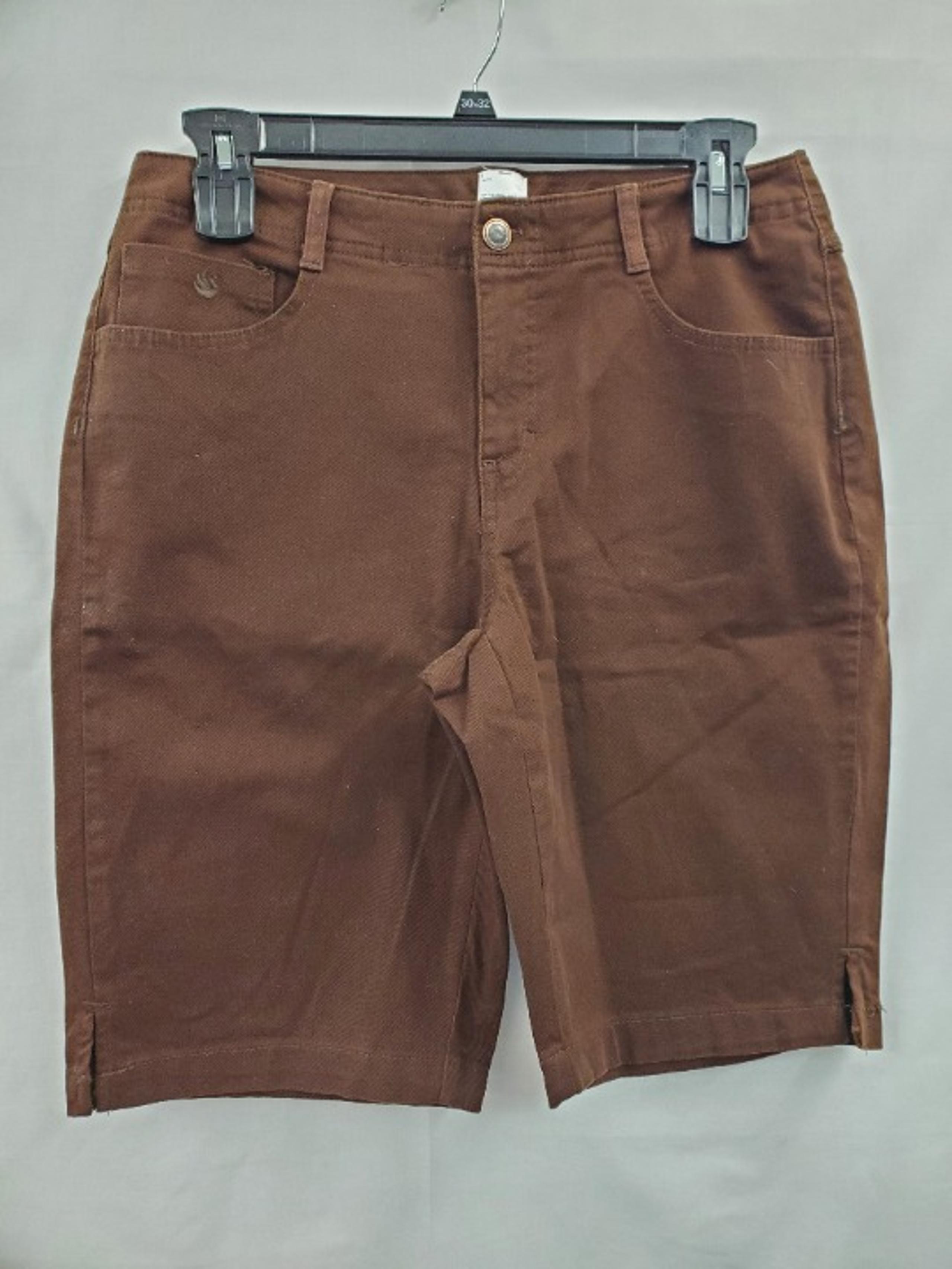 Just My Size Plus Size Fly Front Short